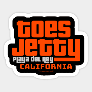 Toes Jetty Sticker